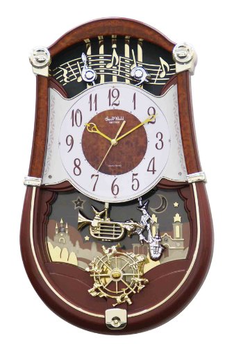 Rhythm Clocks "Concerto Entertainer II" Musical Motion Clock