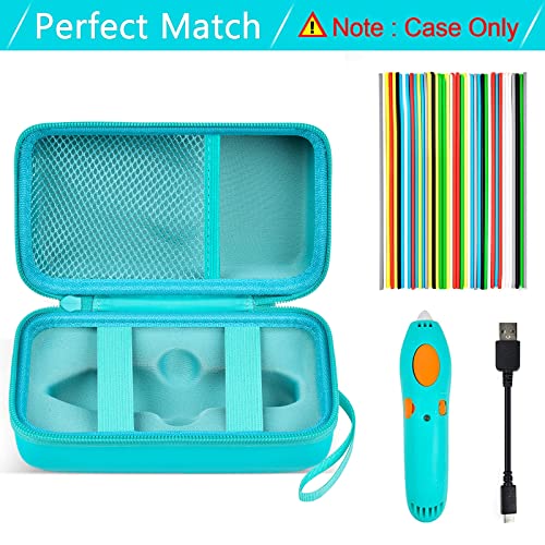 ANKHOH Case Compatible with 3Doodler Start+ Essentials for 3D Set, Storage Organizer Holder, All Green-Bag Only
