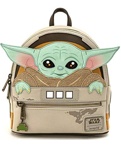 Loungefly Star Wars Baby Yoda The Mandalorian Womens Double Strap Shoulder Bag Purse