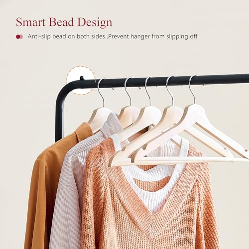 Tajsoon Laundry Cart with Hanging Rack, Metal Laundry Basket with Wheels, Laundry Hamper with Storage Basket and Shelf, Rolling Laundry Cart with Wheels, Black