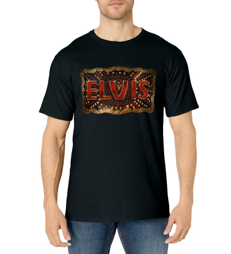 ELVIS Movie Buckle Logo Official T-Shirt