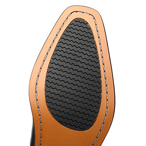 La Milano Mens Double Monk Strap Slip on Loafer Cap Toe Leather Oxford Formal Business Casual Comfortable Dress Shoes for Men Brown