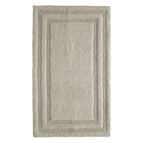 Tommy Bahama - Bathroom Rugs, Cotton Bath Mat, Highly Absorbent Bathroom Decor (Isla Grey, 2 Piece)