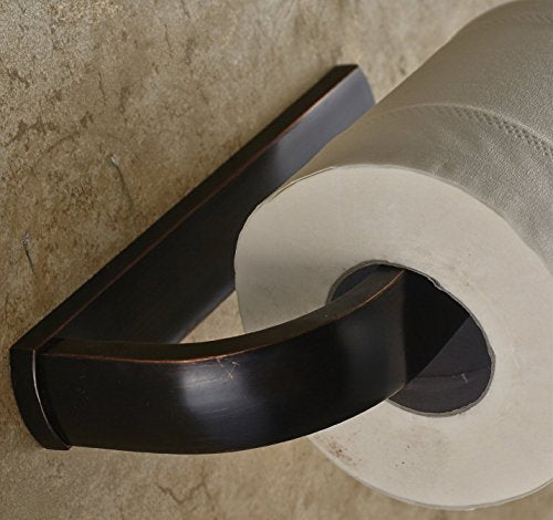 ELLO&ALLO Oil Rubbed Bronze Toilet Paper Holder Bathroom Accessories Wall-Mounted, Rust Protection