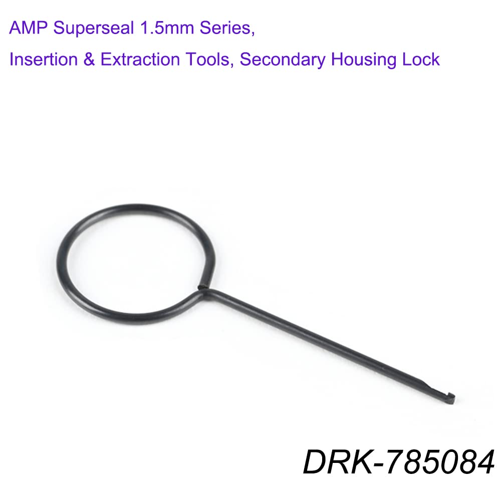 JRready ST5211 Pin Removal Tool KIT for Weather Pack Metri Pack series connector harness terminals and connector crimp pin etc electrical connector, Tool KIT include DRK 785084 Amp 1.5mm Removal Tool