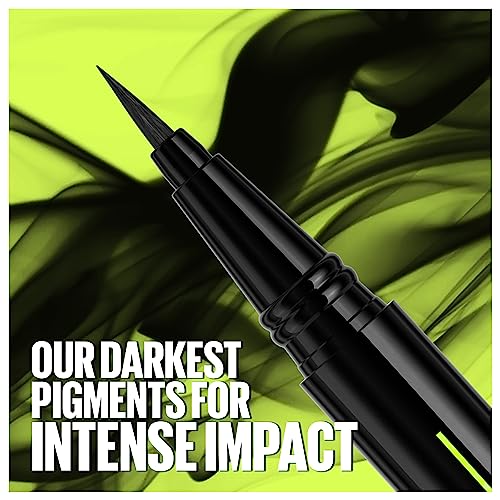 Maybelline Tattoo Studio Ink Pen Liquid Eyeliner, Up to 24 Hours of Wear, Waterproof & Smudge-Resistant Make Up, Brown, 1 Count