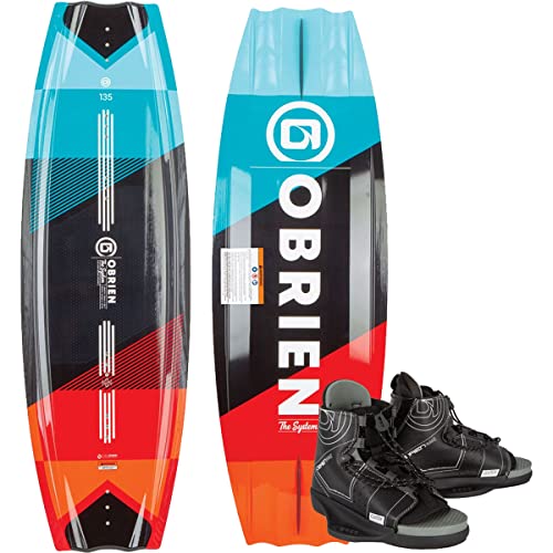 O'Brien System Wakeboard 140cm w/Clutch 10-14 bindings,Green