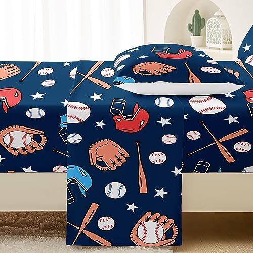 QOOMO Cartoon Cute Panda Bedding for Boys and Girls Botanical Flower Graffiti Style Super Soft Kids Bedding Set Kawaii Wildlife Kids Sheets Set Twin Size 1 Fitted Sheet, 1 Flat Sheet, 2 Pillow Cases