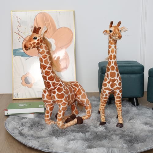 BARMI Stuffed Animal Stuffed Giraffe Plush Large Tall Big Giraffe, Nursery Decorations 60cm/23.62inch