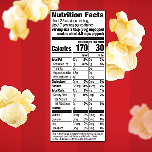 Orville Redenbacher's Microwave Popcorn, Movie Theater Butter Flavor, 3.29 oz., 3-Count