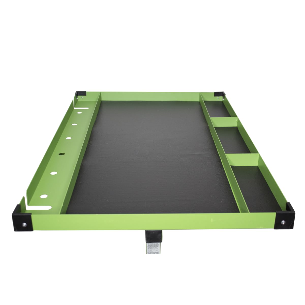 K Tool International 75108 Adjustable Tear Down Work Table with Drawer for Garages, Repair Shops, and DIY, Portable, (4) 2" Swivel Casters, 200 Pound Capacity, Rubber Corners, Heavy Duty Steel, Green