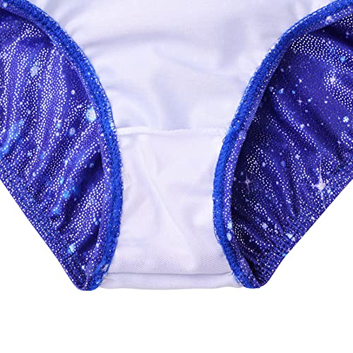 TFJH E Girls Gymnastic Leotards Practice Outfits 3/4 Sleeve Ballet DanceTumbling Wear 274 Orange Halloween 5A