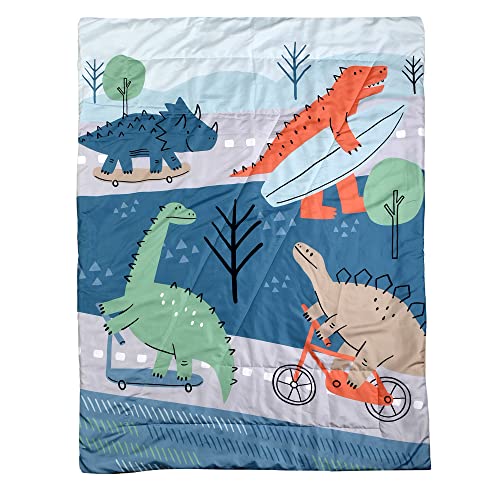EXPRESSIONS Toddler Bedding Set, Rainbow (2 Piece Set, Fits Standard Infant Mattress) Includes Microfiber Reversible Comforter and Pillowcase for Kids