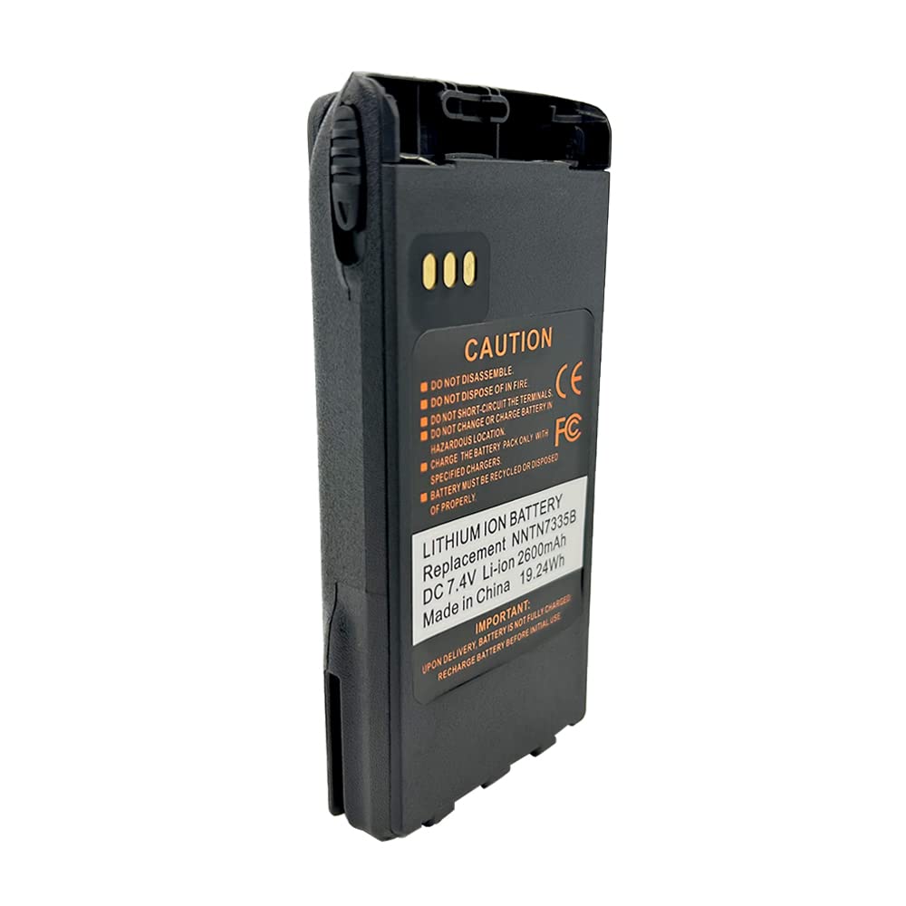 Amazingxiax 10Pack NNTN7335B NNTN7335 2600mAh Li-ion Battery Compatible with XTS1500 XTS2500 XTS2250 XTS2000 XTS1000 PR1500 MT1500 NTN9815 NTN9858 NTN9857C NTN9857B