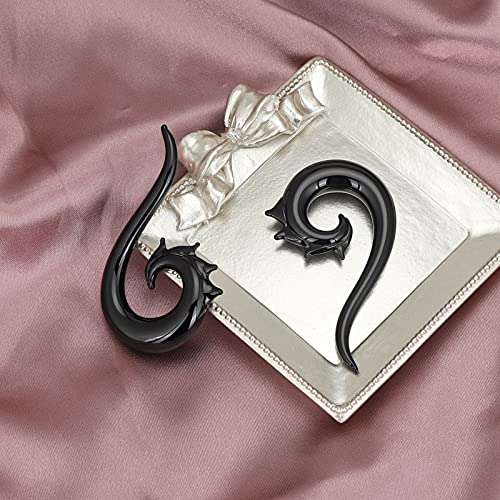 Stuppendux 4pc Blue 2Style Glass Ear Gauges Stretching Kit Tapers Plugs Piercing Stretcher 1/2'' 12MM