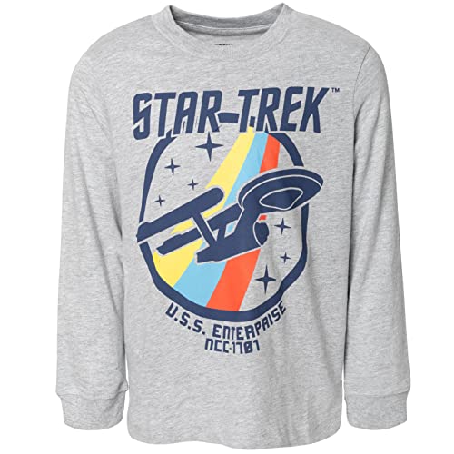 Star Trek Big Boys 2 Pack T-Shirts Black/Gray 14-16