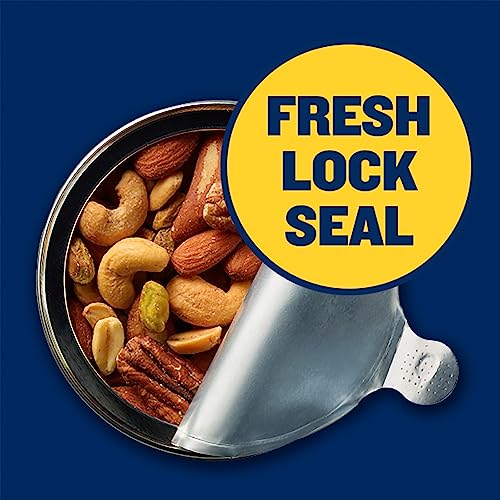 Planters Deluxe Pistachio Nut Mix (14.5 oz Canister) - Variety Nut Mix with Pistachios, Almonds & Cashews