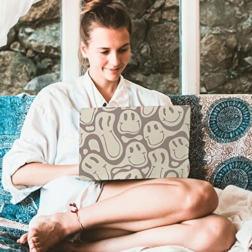 Watbro Compatible MacBook Pro 13 inch Laptop case 2020 2019 2018 Released M1 M2 A2338/A2251/A2289/A2159/A1989/A1706/A1708, Retro 70's Smiley Pattern Case, Suitable for MacBook Pro 2020 with Touch ID