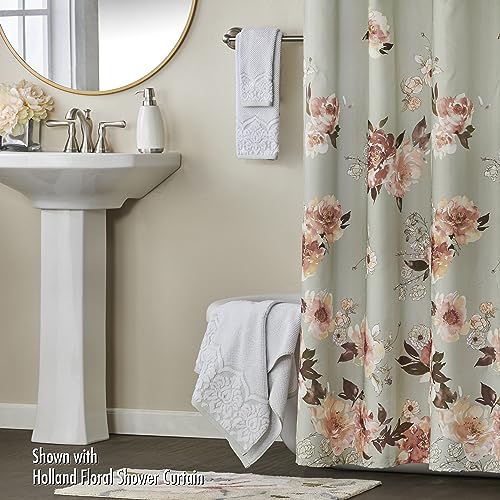 SKL Home Birdseye Damask Bath Towel, Seaglass