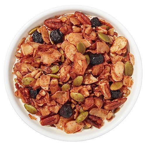 NuTrail Nut Granola Cereal, Variety Pack, No Sugar Added, Keto, Low Carb, Gluten Free, Grain Free, Healthy Breakfast 8 oz. 3 Count
