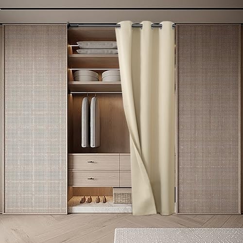 BGment Living Room Curtain 72 Inch Length, Blackout Curtain Thermal Insulation Privacy Grommet Window Drape for Bedroom, 1 Panel, 42 x 72 Inch, Black