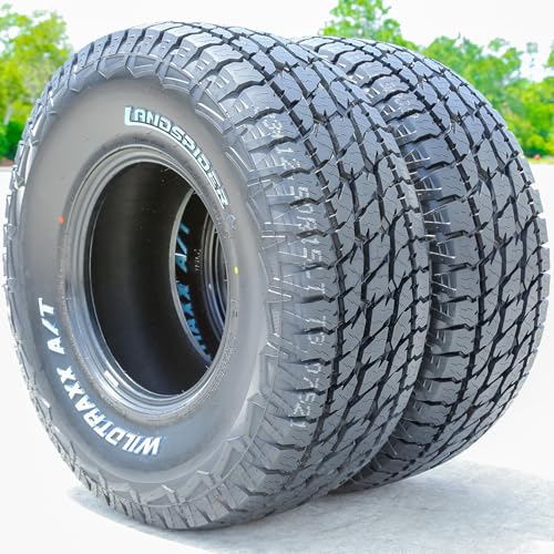 Landspider Wildtraxx A/T All-Terrain Off-Road Light Truck Radial Tire-33X12.50R15LT 33X12.50X15 33X12.50-15 108S Load Range C LRC 6-Ply RWL Raised White Letters