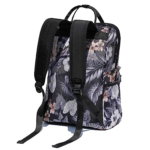 ESVAN Mesh Backpack See Through Bag College Beach Bag Daypack Travel Semi-Transparent Bag for Women and Men (D)