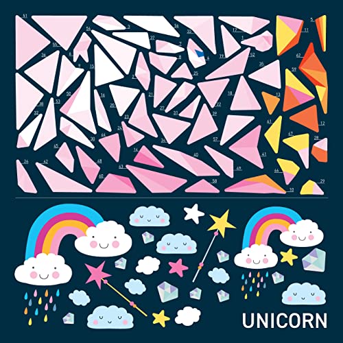 My Sticker Paintings: Cool Animals: 10 Magnificent Paintings (Happy Fox Books) For Kids 6-10 - Llama, Koala, Unicorn, Wolf, and More, with Up to 100 Removable, Reusable Stickers per Design