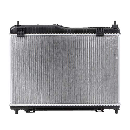 DNA Motoring OEM-RA-13430 1-Row Aluminum Core Radiator Compatible with 2014-2018 Fiesta 1.6L 1.0L Engines,24-1/2" W X 14" H X 1" D,1-1/8" Inlet / 1-1/8" Outlet