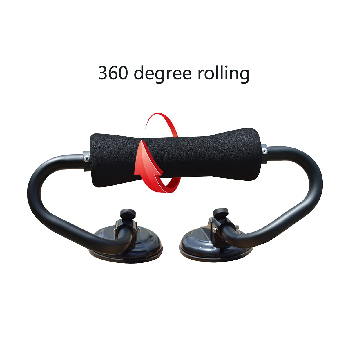 JOIERW Kayak Roller Loader, Kayak Load Assist Roller Mount with Suction Cup for Car SUV - Black