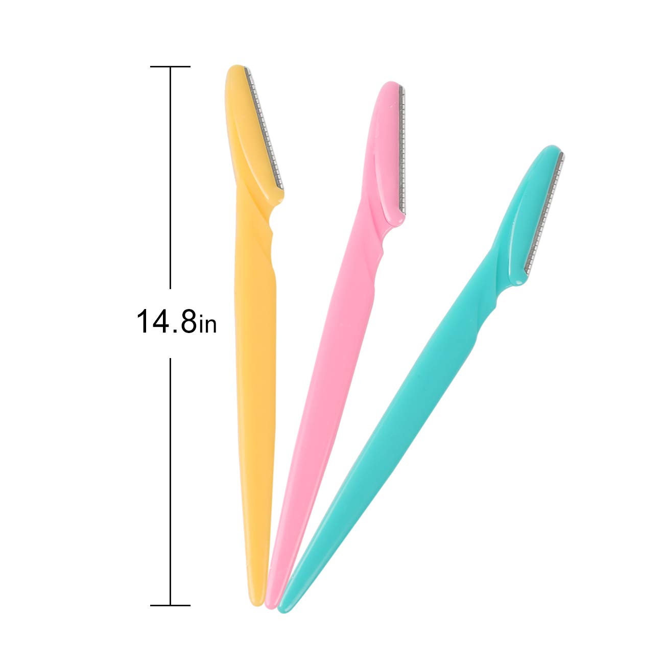 40pcs Eyebrow Razor and Face Razors for Women, Newbie Friendly Dermaplane Razor for Women Face, Face Razors and Shaver for Women Dermaplaning with Protective Covers, Package With Box