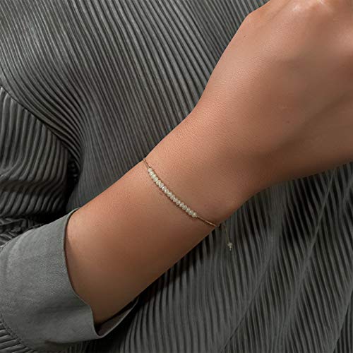 Elegance 11 designs Natural Crystal Friendship Bracelet Best Friend Bracelet for, Bracelets Adjustable for Couple Family Women Teen Girls Friendship gifts 2PC
