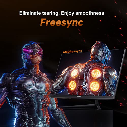 INFIEVO Gaming Monitor 24 Inch FHD 1080P Computer Monitor 165Hz VA 1ms Built-in Speakers, FreeSync, Ultra-Thin PC Monitor, VESA Compatible, Tilt Adjustable, Eye Care Technology, HDMI/DP