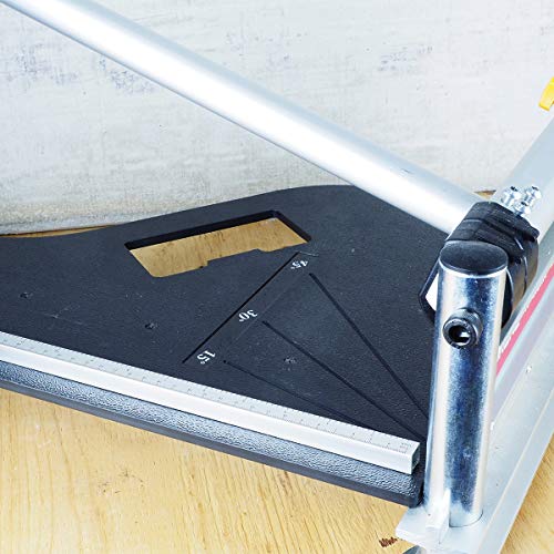 Norske Tools Newly Improved NMAP001 13 inch Laminate Flooring and Siding Cutter & Estwing - DFH-12 Rubber Mallet - 12 oz Double-Face Hammer with Soft/Hard Tips