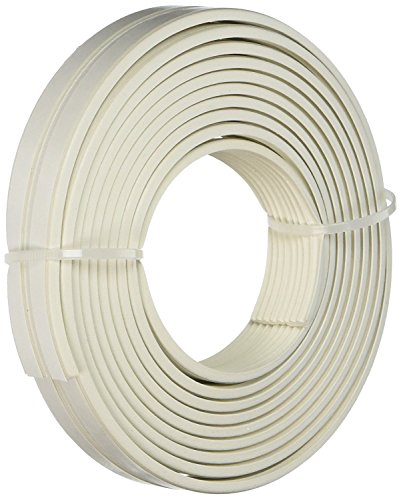 Frost King V23WA Ribbed Rubber Self-Stick Weatherseal Tape, 3/8" W, 1/8" T, 17 ft L, White