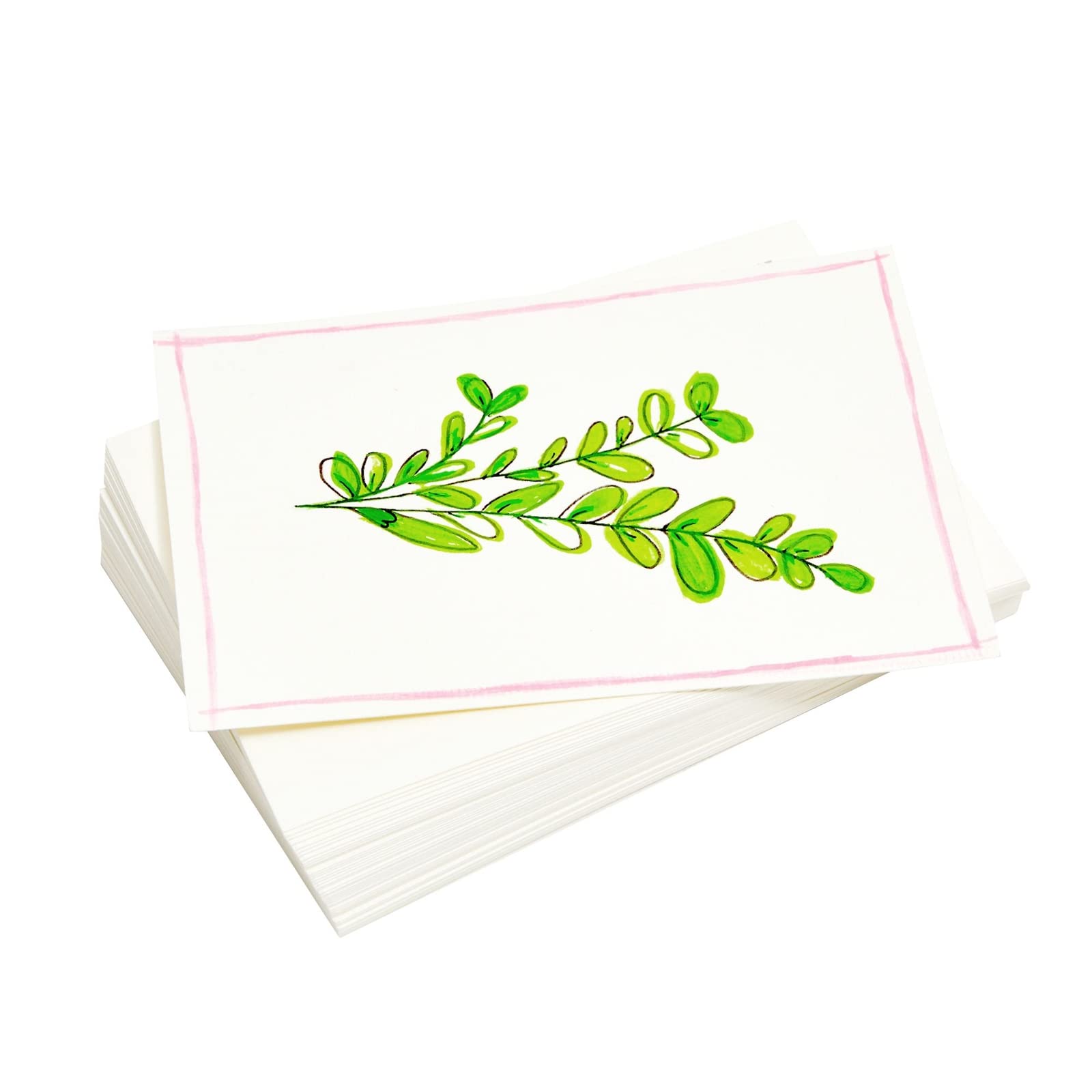 Paper Junkie 50 Pack Watercolor Postcards Blank, Bulk 4x6 Inch Cards to Paint, for Art, DIY (White, 300gsm Cardstock)
