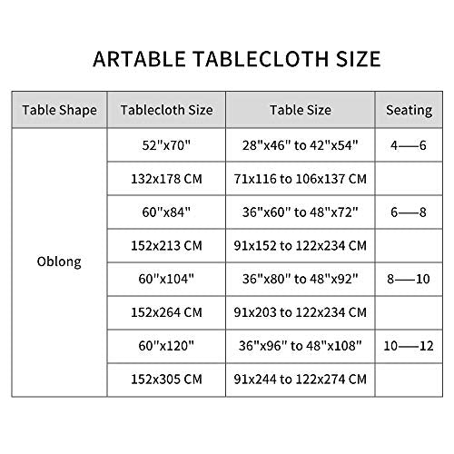 ARTABLE Lace Table Cloths Rectangle Fall Antique Flower Decor Macrame Tablecloth for Outdoor Farmhouse Rustic Kitchen Party Birthday Picnic (Stone Gray-A, 52 x 70 Inch)