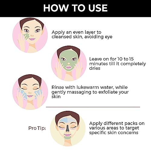 Nykaa Naturals Clay It Cool Clay Mask, Daily Detox, 3.5 oz - Clay Face Mask for Pore Reduction - Exfoliates Dead Skin Cells - Brightening Face Mask