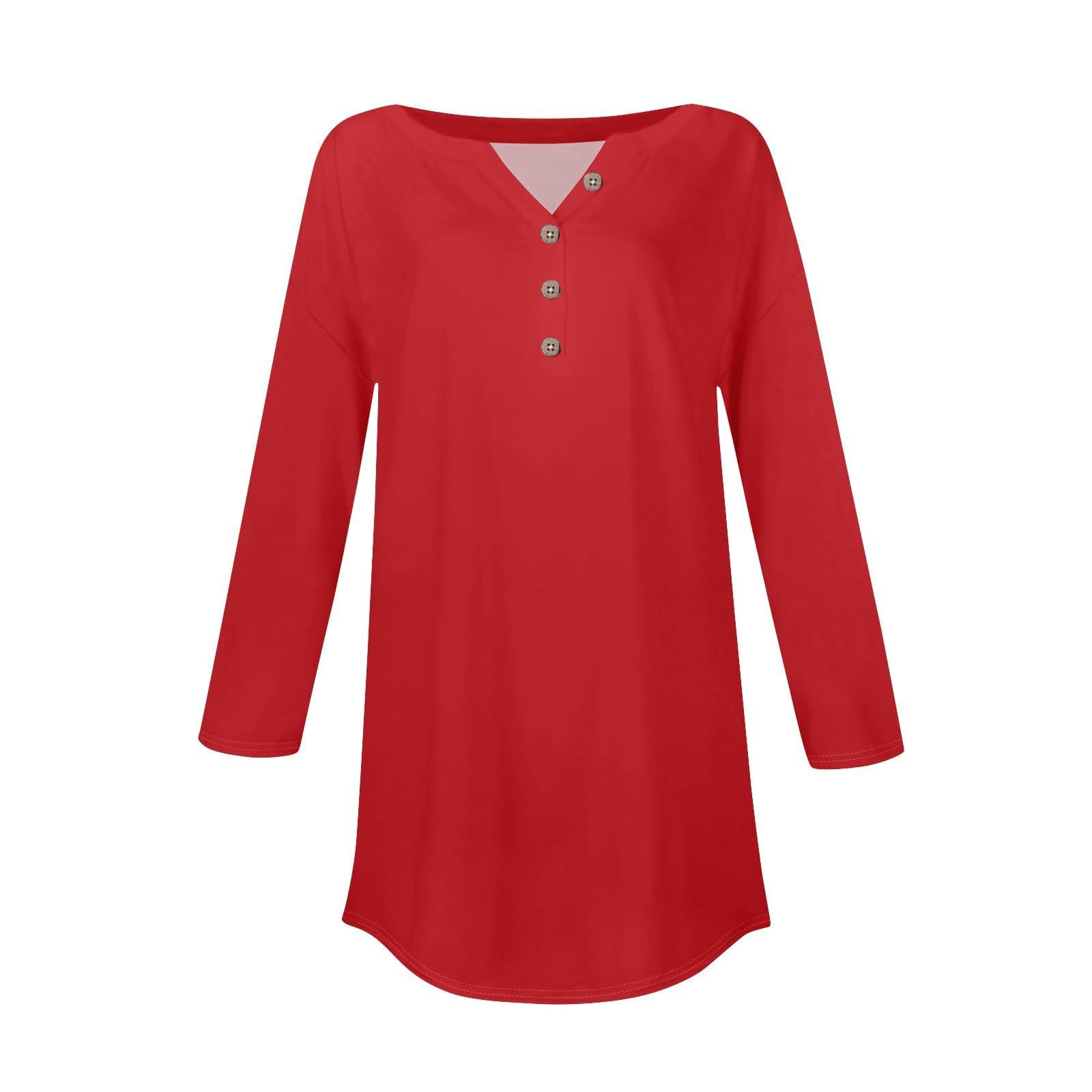 Women 3/4 Sleeve Tops,Amazon Haul Sale Clearance Boxes with Clearance Items,Women Shirts Dressy Casual,ofertas De Prime Amazon para Hoy,Prime Amazon Membership,amàzon Orders B-red