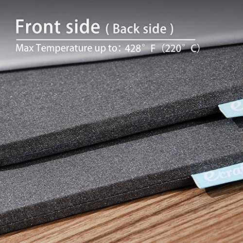 Heat Press Mat for Cricut Easypress: Ecraft (11 x 13 inch) Double-Sided Heating Ironing Mats for Craft Insulation Transfer HTV VinylHeat Press Machine,T Shirts