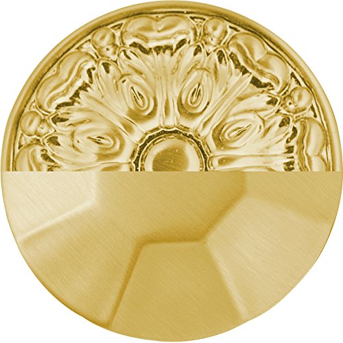 Hickory Hardware P3230-BGB Bridges Collection Home Improvement Cabinet Hardware Knobs - Kitchen Cabinet Knob for Cupboard Drawer Pulls & Dresser Brushed Golden Brass Finish 1-3/16 Inch Square - 1 Pack