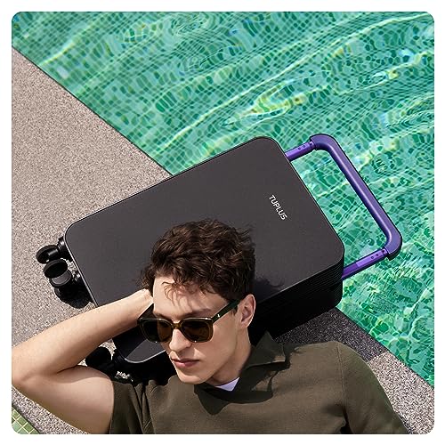 TUPLUS Suitcase ABS Hard Shell Luggage with 4 Spinner Wheels Hold Check in Travel Case with TSA Lock, Balance Series