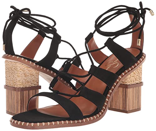 Jessica Simpson Women's Lonor High Heel Sandal Heeled, Tobacco, 10