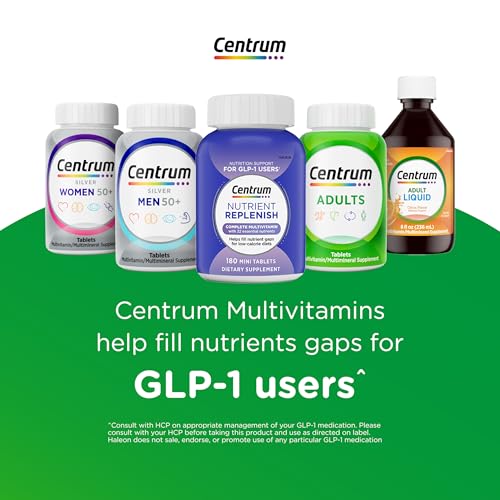 Centrum Liquid Multivitamin for Adults, Multivitamin/Multimineral Supplement with B Vitamins and Antioxidants, Citrus Flavor - 8 Fl Oz
