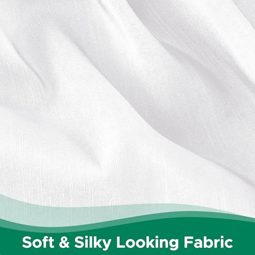 Biscaynebay Wrap Around Bed Skirts for Twin & Twin XL Beds Short Drop of 12", Sage Adjustable Elastic Dust Ruffles Easy Fit Wrinkle Resistant Silky Luxurious Fabric Machine Washable