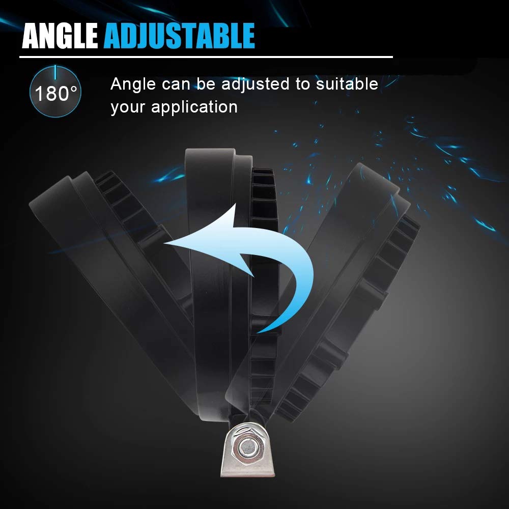 20PCS 42W LED Work Lights for Truck, Led Light Pods, 4.5Inch Spot Flood Round Lights Off-Road Led Light Fit for Trucks Off-Road Vehicle ATV SUV UTV 4WD Boat Tractor