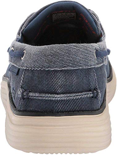 Skechers mens Status 2.0 - Lorano Oxford, Navy, 10.5 US