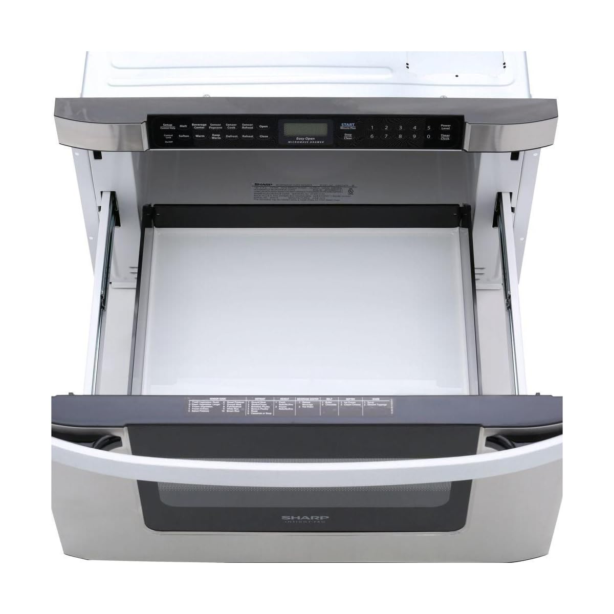 Sharp KB-6524PS 24-Inch Microwave Drawer Oven, 1.2 cu. ft., Stainless Steel