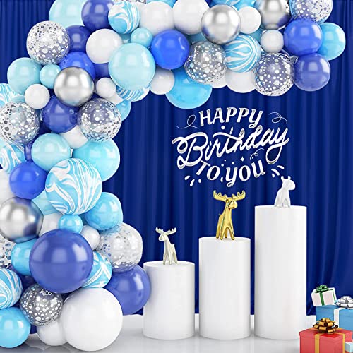 White Backdrop Curtain for Wedding Decor Holiday Party 4 Panels- White Wedding Backdrop Polyester Photography Backdrop Drapes Baby Shower Birthday Privacy Sliding Curtains Home Decor,5ft x 10ft