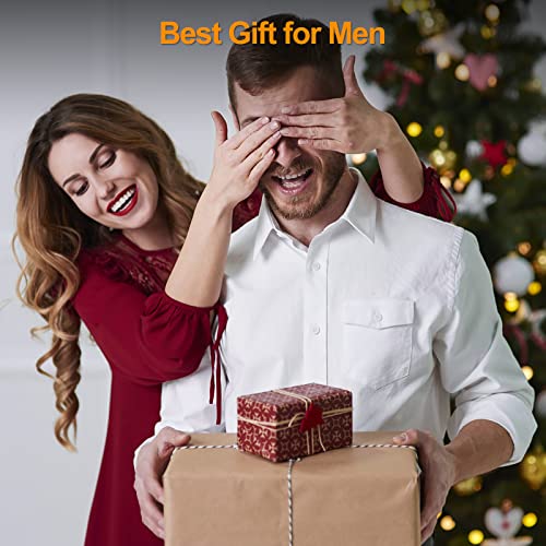 Mens Gifts for Christmas - Whiskey Cocktail Smoker Kit with Torch, Christmas Funny Gifts for Men Husband, Smoked Bourbon Kit, Birthday Anniversary Unique Gift for Him, Cool Stocking Stuffers for Xmas